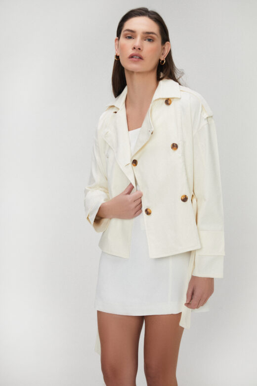 Parka Sarja Off White - Imagem 3