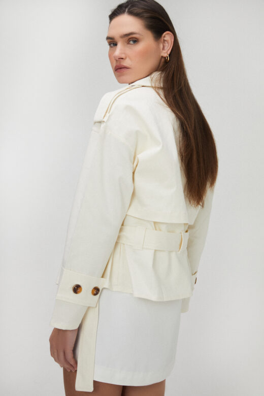 Parka Sarja Off White - Imagem 4