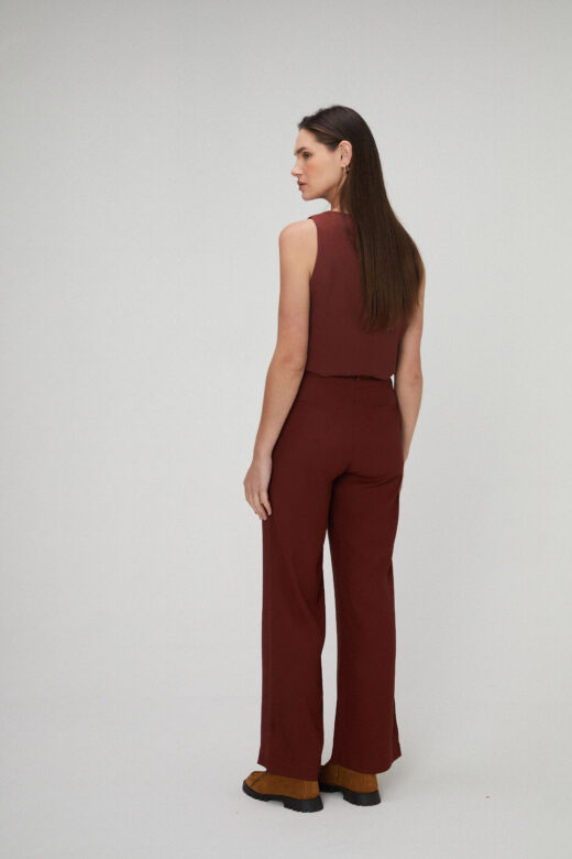 Calça Passante Marrom - Imagem 6