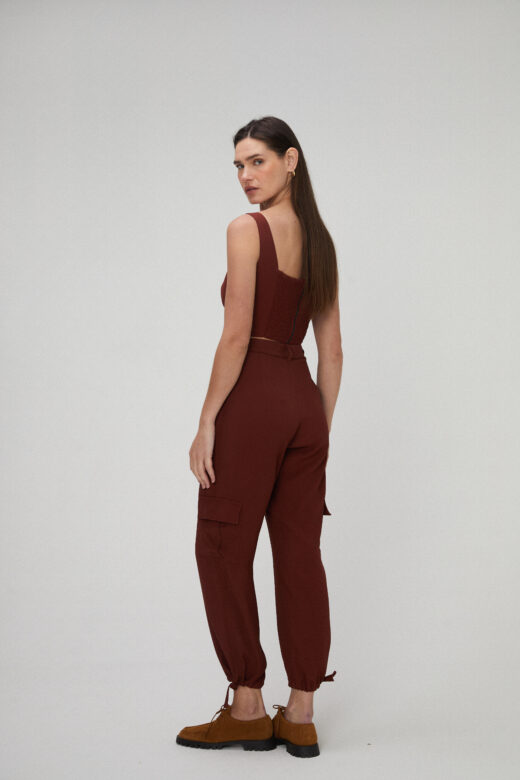 Calça Cargo Marrom - Imagem 3