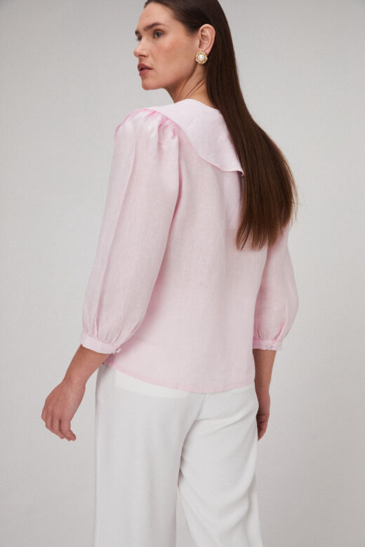 Camisa Babados Rosa - Imagem 2