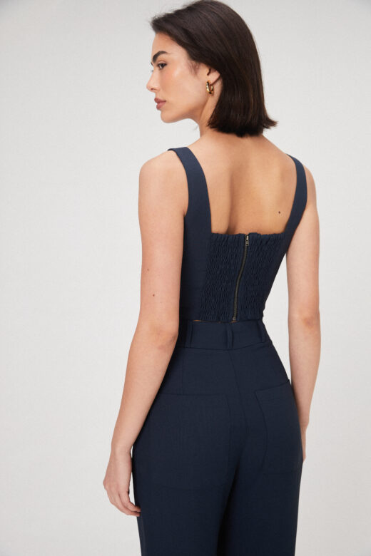 Corselet Azul Marinho - Imagem 2