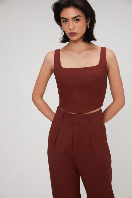 Corselet Marrom - Imagem 3