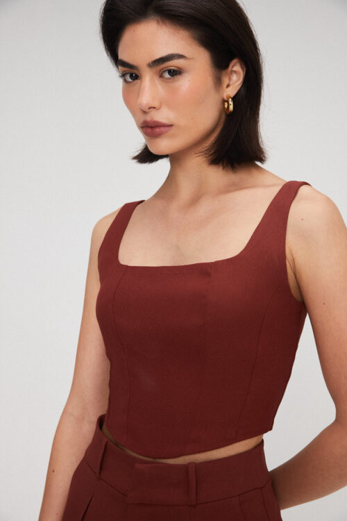 Corselet Marrom