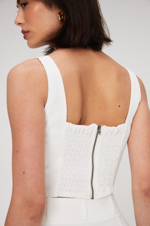Corselet Branco - Imagem 4
