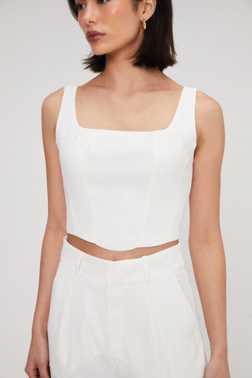 Corselet Branco - Imagem 3