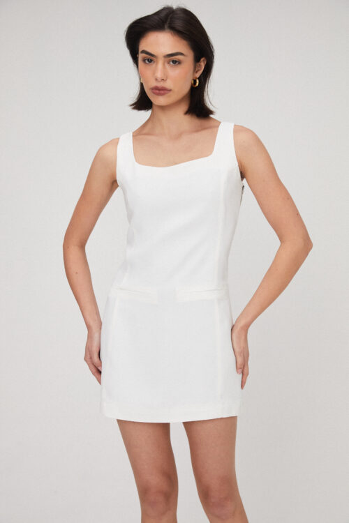 Vestido Mini Off White