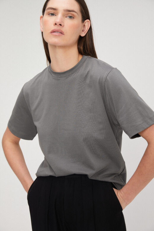 Camiseta Oversized Cinza - Imagem 3