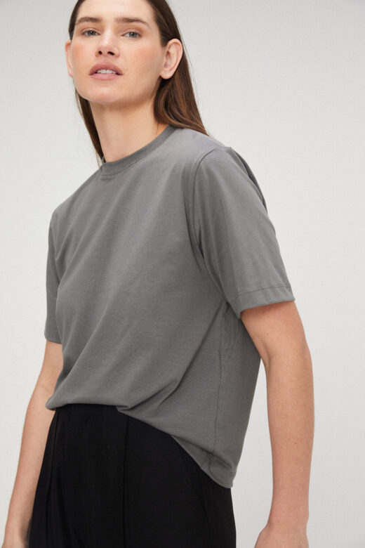 Camiseta Oversized Cinza - Imagem 4