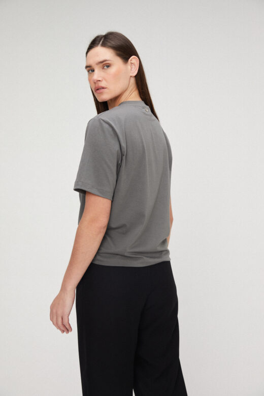 Camiseta Oversized Cinza - Imagem 2