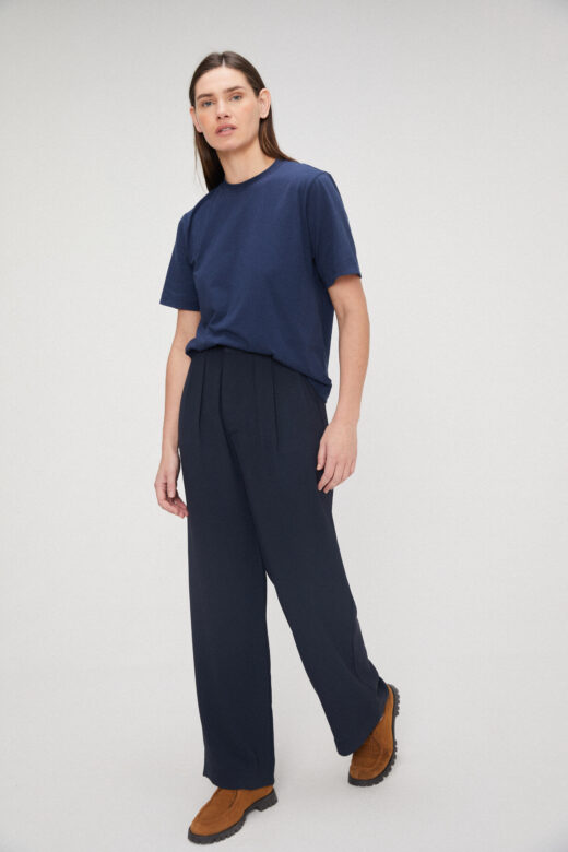 Camiseta Oversized Azul Marinho - Imagem 4
