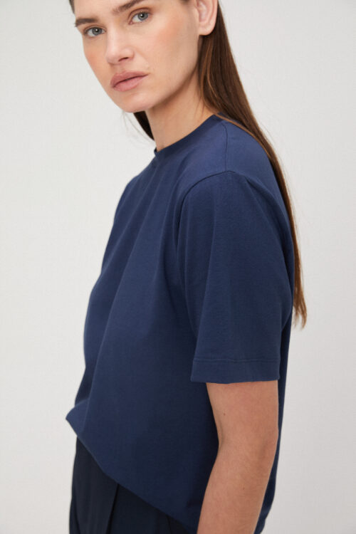 Camiseta Oversized Azul Marinho