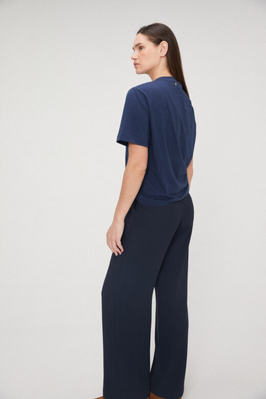 Camiseta Oversized Azul Marinho - Imagem 2