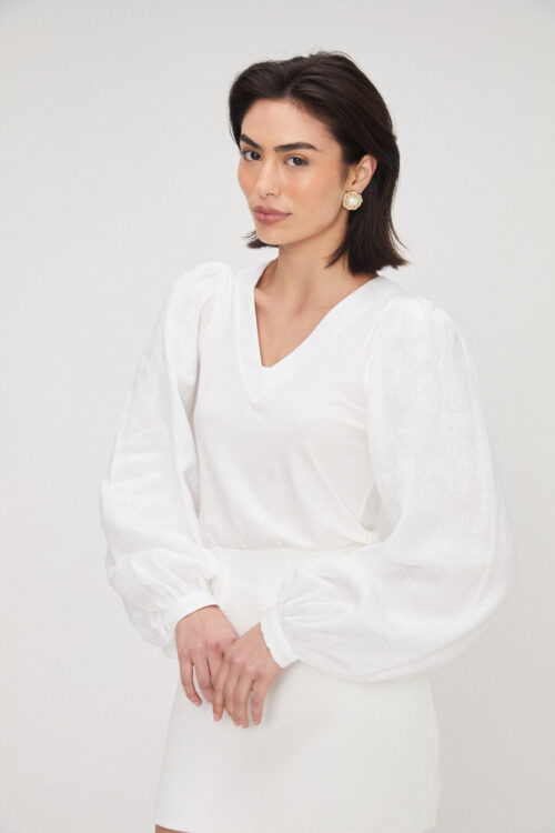 Blusa Balone Off White
