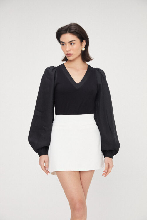Blusa Balonê Preta